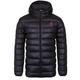 Liverpool FC Official Football Gift Mens Quilted Hooded Winter Jacket Black Sm.