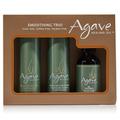 Agave Smoothing Trio by for Unisex - 3 Pc 3oz Shampoo, 3oz Conditioner, 2oz Oil Treatment