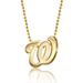 Women's Alex Woo Washington Nationals 16" Little Logo 14k Yellow Gold Necklace