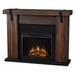 Real Flame Aspen Electric Fireplace in Chestnut Barnwood