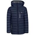Trespass Morley, Navy, 5/6, Compact Packaway Warm Waterproof Winter Jacket with Hood Kids Unisex, Age 5-6, Blue