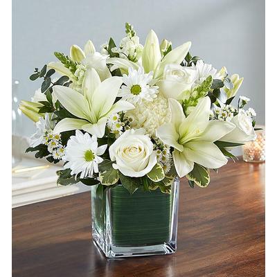 1-800-Flowers Everyday Gift Delivery Healing Tears All White Large | Happiness Delivered To Their Door