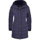 Spindle Women’s Designer Winter Lined Parka Quilted Coat Fur Collar Hooded Long Ladies Womens Jacket UK 12 / Medium Navy Blue