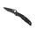 Spyderco Endura 4 Lightweight Folding Knife Black FRN Handle Black Blade PS Blade C10PSBBK