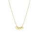 14ct Yellow Gold 5 Pc Mini Disk Center Adjustable Necklace Jewelry Gifts for Women - 46 Centimeters