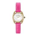 Saint-Honoré Quarzuhr für Damen Saphirglas Lederarmband rosa Armbanduhr Made in France 7210263AIT-PIN