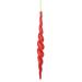 Vickerman 477274 - 14.6" Red Shiny Spiral Icicle Christmas Tree Ornament (2 pack) (N175103D)