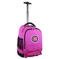 MOJO Pink Chicago Cubs 19'' Premium Wheeled Backpack