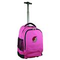 MOJO Pink Portland Trail Blazers 19'' Premium Wheeled Backpack