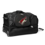 MOJO Arizona Coyotes Black 27'' 2-Wheel Drop Bottom Rolling Duffel Bag