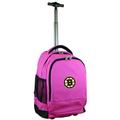 MOJO Pink Boston Bruins 19'' Premium Wheeled Backpack