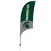 Michigan State Spartans 7.5' Two-Tone Razor Feather Stake Flag