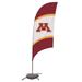 Minnesota Golden Gophers 7.5' Wordmark Razor Feather Stake Flag with Base