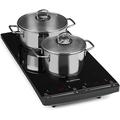 Klarstein Induction Hob, 2900W Electric Hob Induction Cooker, 2 Ring Electric Pan Hob, Free Standing Table Top Cookers w/ 2 Hobs, Modern Induction Heater Cooktops, Electric Hot Plates for Cooking