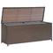 vidaXL Garden Storage Box Brown 120x50x60 cm Poly Rattan