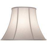 Pearl Supreme Satin Bell Lamp Shade 10x19x14 (Spider)