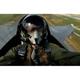 US Air Force pilot looking for nearby aircraft from 45 000 ft up over Eielson Air Force Base Alaska Poster Print by Stocktrek Images (17 x 11)