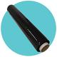 Triplast 12 Rolls x 500mm Heavy Duty Black Pallet Stretch Wrap | Extra Long Roll, Standard Core, 25mu Thick | Shrink Wrap, Cling Film, Plastic Wrap | Packaging for Removals, Industrial & Warehouse Use