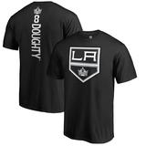 Men's Fanatics Branded Drew Doughty Black Los Angeles Kings Backer Name & Number T-Shirt