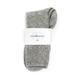 Graham Cashmere - Pure Cashmere Bed Socks - Made in Scotland - Gift Boxed - Soft Grey