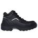 Skechers Men's Work Relaxed Fit: Burgin - Sosder Comp Toe Boots | Size 8.0 | Black | Leather/Synthetic