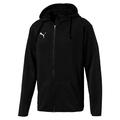 PUMA Men Liga Casual Hoody Jacket Hoody - PUMA Black-PUMA White, S