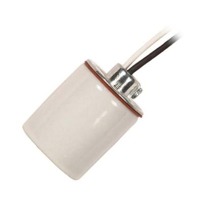 Satco 81278 - 1/8 IPS Porcelain Keyless Socket with Cap (80-1278)