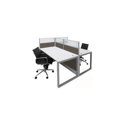 TrendSpaces Value 2 Person Straight Cubicle