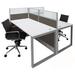 TrendSpaces Value 2 Person Straight Cubicle