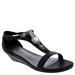 Bellini Lynn - Womens 6 Black Sandal Medium