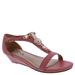 Bellini Lynn - Womens 9.5 Orange Sandal Medium