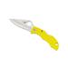 Spyderco Ladybug 3 Folding Knife Salt Yellow FRN Handle H-1 FE Blade LYLP3