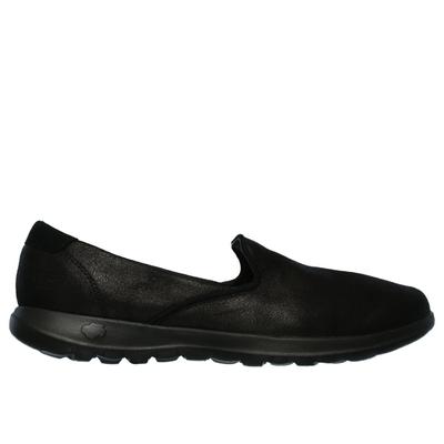 Skechers Women's GOwalk Lite - Queenly Shoes | Size 11.0 | Black | Textile | Vegan | Machine Washable
