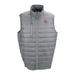 Men's Gray Houston Cougars Apex Compressible Quilted Vest