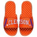 Men's ISlide Orange Clemson Tigers Jersey Split Slide Sandals