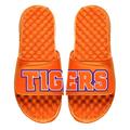 Men's ISlide Orange Clemson Tigers Football Split Slide Sandals