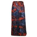 Clove Long A Line Tie Dye Denim Full Elastic Skirt 12