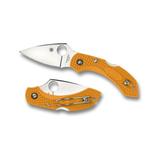 Spyderco Dragonfly 2 Lightweight Folding Knife 2.3in VG-10 Plain Blade Orange FRN Handle C28POR2