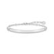 Thomas Sabo Damen-Armband Love Bridge 925 Sterling Silber Zirkonia weiß Länge von 16 bis 19.5 cm Brücke 5.4 cm LBA0040-051-14-L19,5v