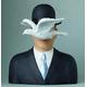 Sculpture - The Man wiht the Bowler Hat - 16cm, replica based on a printing by Rene Magritte #04