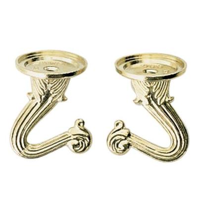 Satco 90450 - Brass Die Cast Swag Hook (2 pack) (90-450)