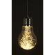 Festive Giant 50cm Hanging Lamp Light Bulb Filled with Warm White Micro Led's