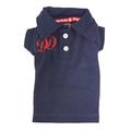 Doggy Dolly T394 Polo Shirt für Hunde DD, blau, Größe : S