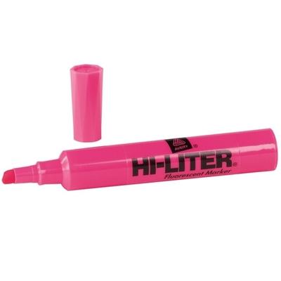 Avery Desk Style Chisel Point Highlighter - Fluorescent Pink Ink