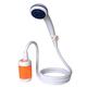 Camping Shower Portable Shower Outdoor Shower Handheld Electric Shower,Water Flow Stalls Adjustment,4800mAh Rechargeable Battery, Flow Contol and Shut OFF Valve for Showering, Washing, Cleaning, etc