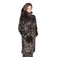 Ladies Brown Funnel Neck Boutique Faux Fur Winter Coat UK Made (16)