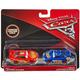 Mattel FHC90 Cars 3 Lightning McQueen and Fabulous Lightning McQueen, Pack of 2