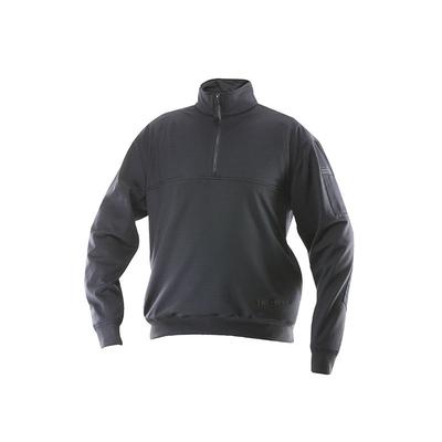 Tru-Spec Grid Fleece Zip Thru Job Shirt 94/6 Poly/Spandex Midnight Navy Medium Regular 2077004
