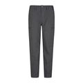 Mountain Warehouse Trek Stretch Trouser - Lightweight, Durable, 4 Way Stretch, Pockets, Thermal Lined Bottoms - for Travelling, Walking & Camping Grey 40W