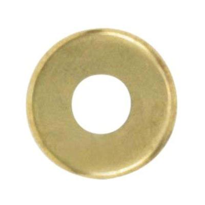 Satco 90357 - 1/8 IP Slip Brass Plated Straight Edge Steel Check Ring (90-357)